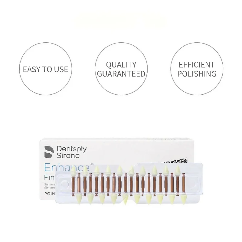 30pcs/box Dentistry Resin Restoration Set Dental Composite Finishing Discs Points Cups RefillDentsply Enhance Polishing System