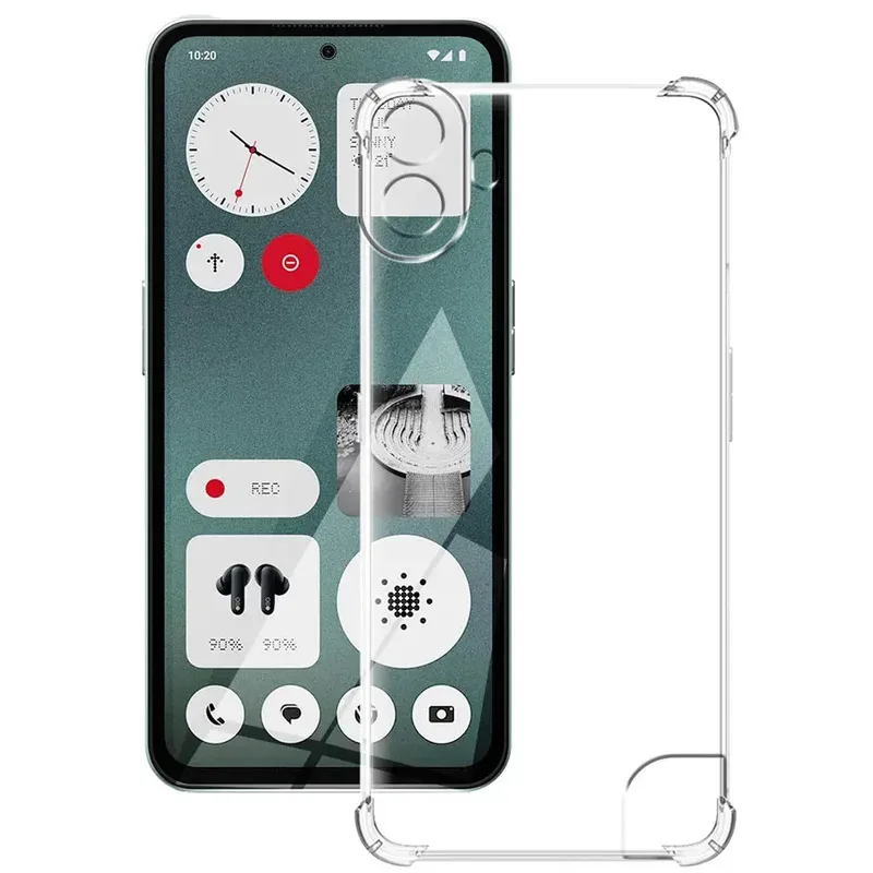 For Nothing CMF Phone 1 Case Crystal Shell Soft Silicone Phone Cases For Nothing CMFPhone1 Phone1 Clear Shockproof Airbag Capa