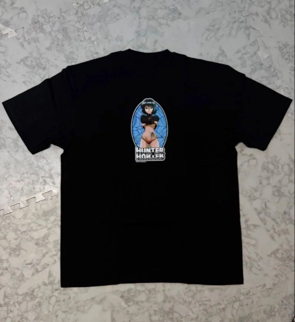 Hunter X Hunter Shizuku Hook Ups Style Vintage Grafik-T-Shirt aus Baumwolle für Herren und Damen, Streetwear-T-Shirt – Detail 4