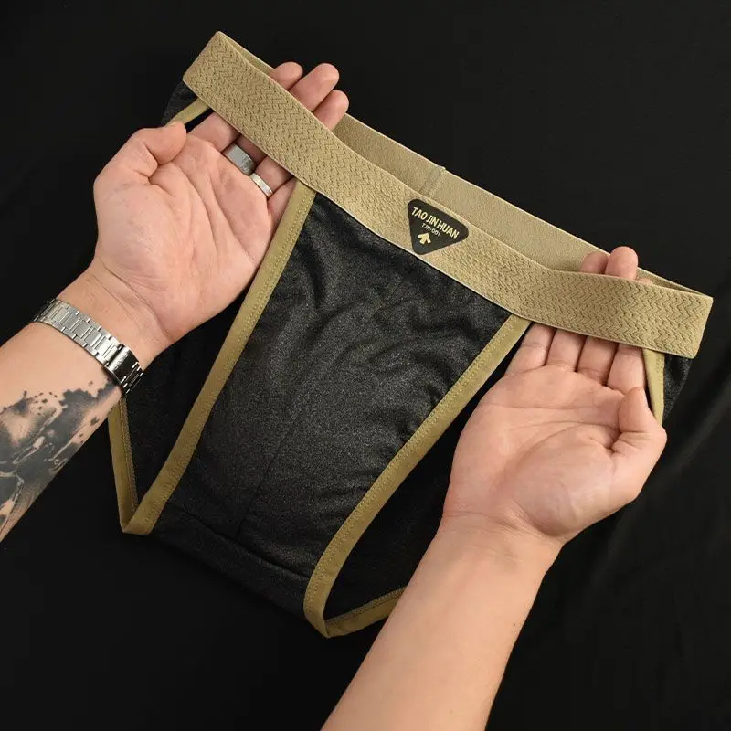 Sous-vêtements pour hommes Style européen et américain tendance de la mode 7A antibactérien doux confortable respirant sous-vêtements triangulaires