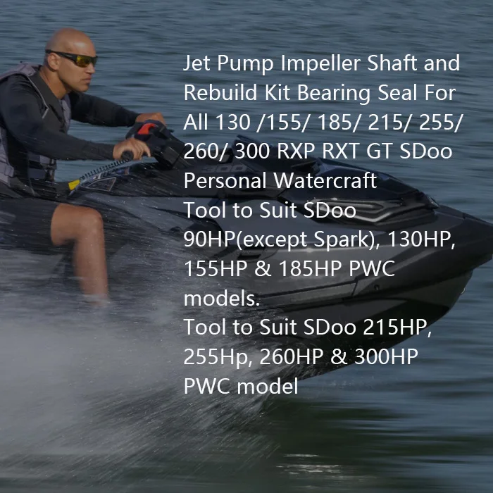 Personal Watercraft Jet Pump Rebuilding Full Kit for SeaDoo SEA-DOO 130 155 185 215 255 260 300 RXP RXT GT Jet Ski Parts view 5