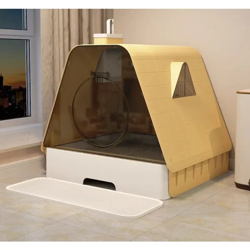 

Cat litter basin fully enclosed oversized deodorant cat toilet