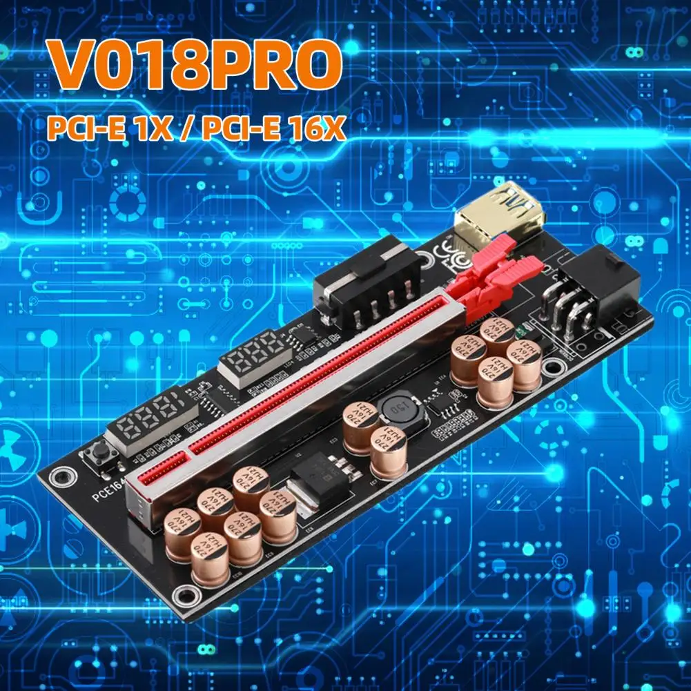 PCI-E Adapter Thẻ Tốc Độ Cao PCI-E Chuyển Đổi Thẻ PCI-E 1X Để 16X PCI Express Riser Bộ Chuyển Đổi Thẻ