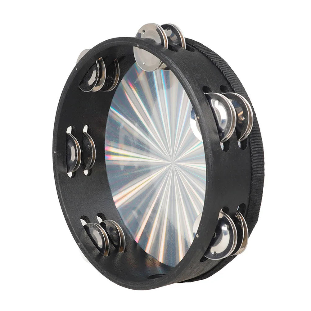 

Tambourine Early Educational Stainless Steel Hand Drum Instruments Musical Double Side Printing
