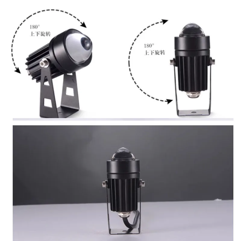 Led Floodlight Outdoor IP66 Exterior 3W Wall Washer Narrow Beam Spotlight for Wall Garden Landscape Decoration LightingDC12v220v