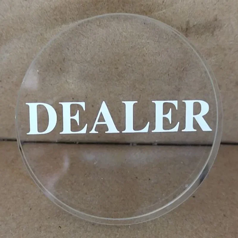 مؤشر موضع زر توصيل البوكر الكريستالي المستدير لحفلات تكساس هولدم كاسينوس ألعاب منزلية ملحقات البوكر #3