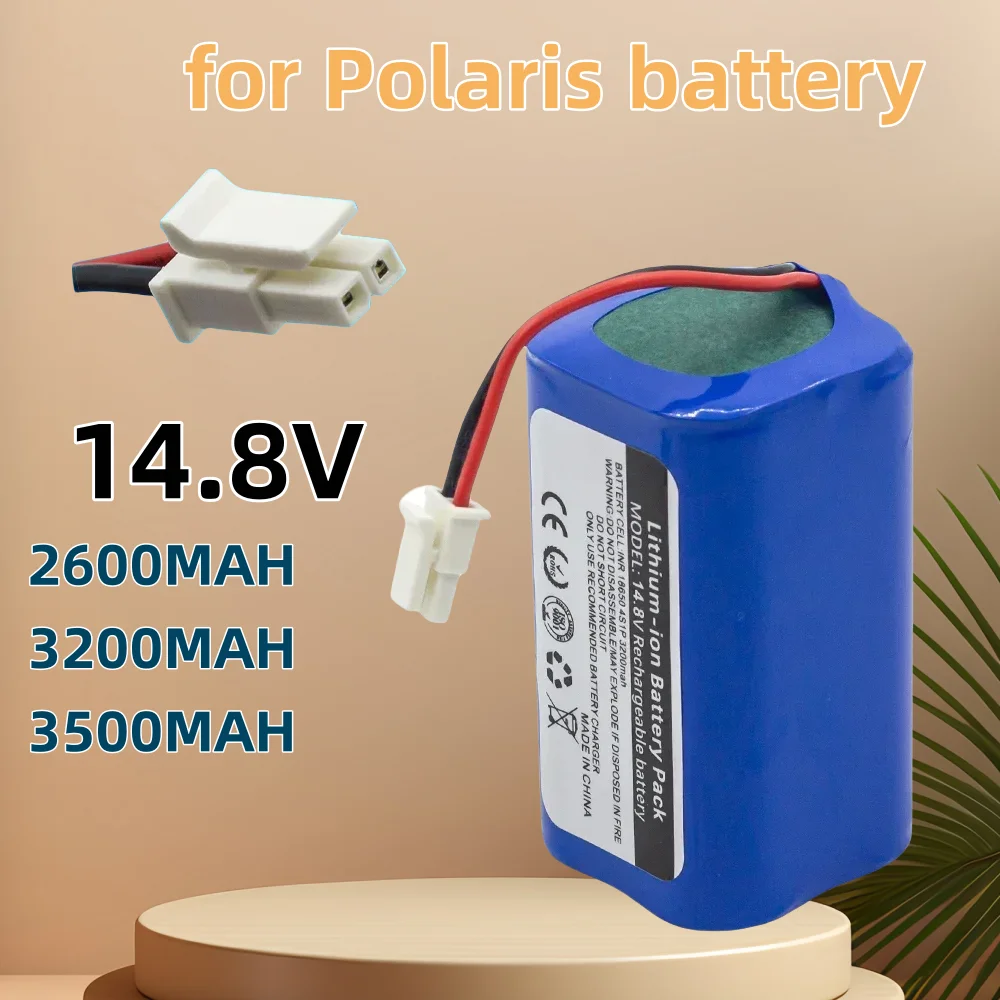 

.NEW 14.8V Battery for Polaris 18650 Lithium Batterie of Sweeping Robot Charging Battery, Human vacuum cleaner accessories