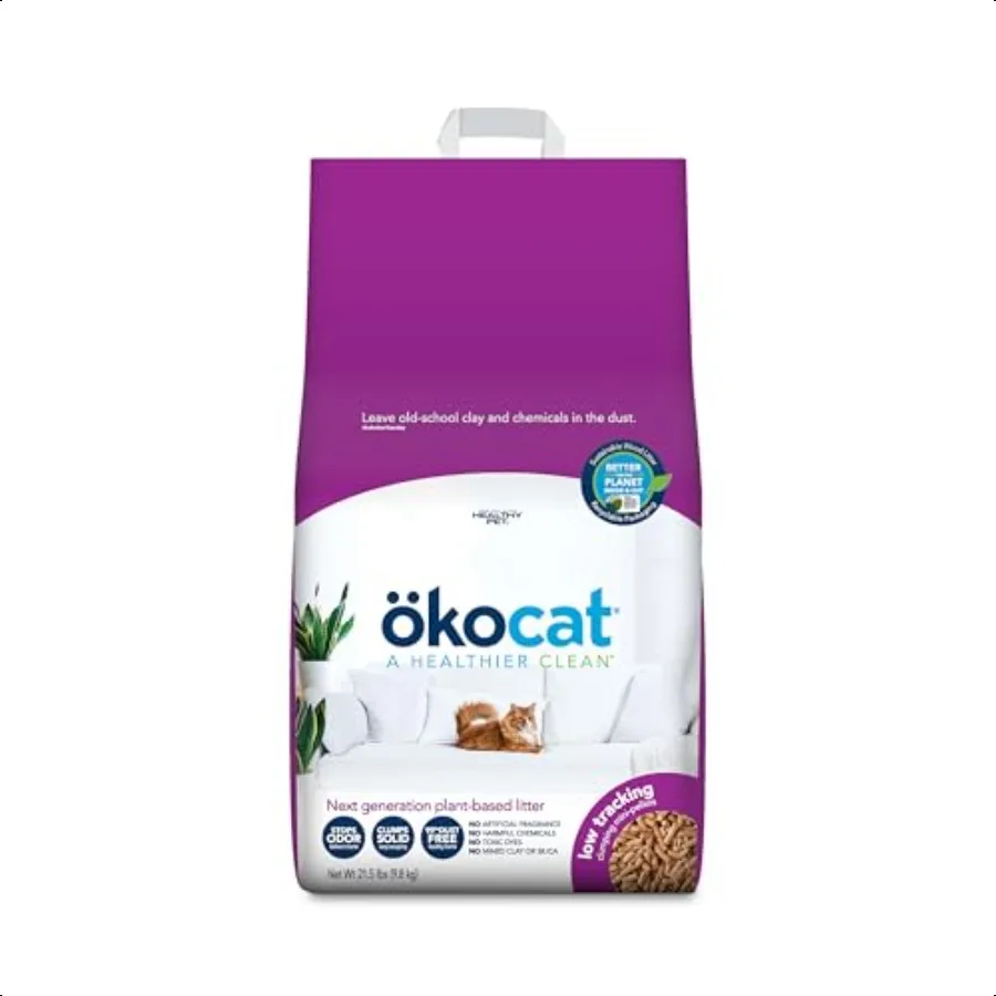Letrera para gatos de madera de seguimiento bajo L M, Mini pellets sin perfume, 21,5 libras, ingredientes naturales, detiene los golpes de olores, sólidos 99 Dus