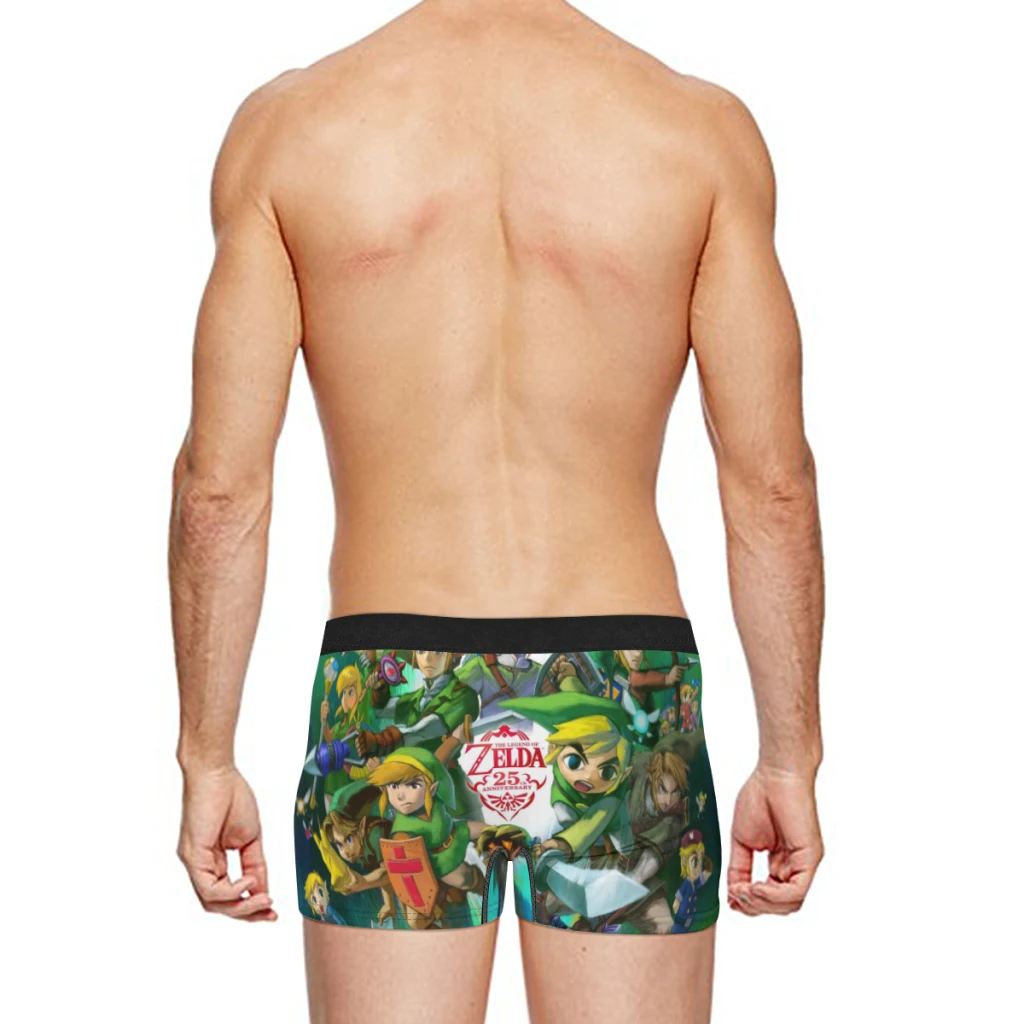 Zeldas-Legended-Hot-Game pantaloncini da bambino in seta di latte traspirante intimo da uomo elastico Boxer 3D slip Boxer