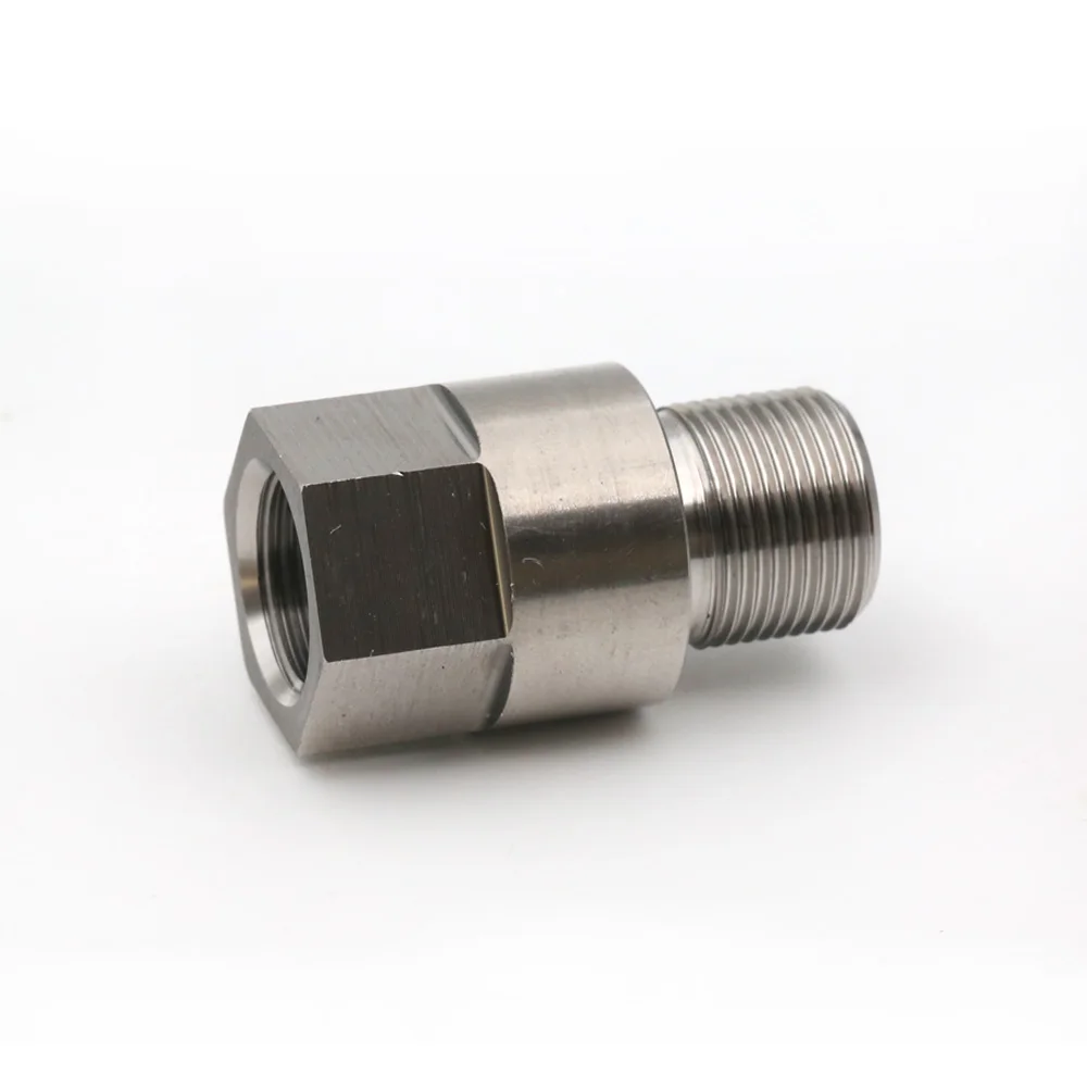 9/16-24 Female to 5/8-24 Male Stainless Steel Thread Adapter Threads Changer SS Screw Converter