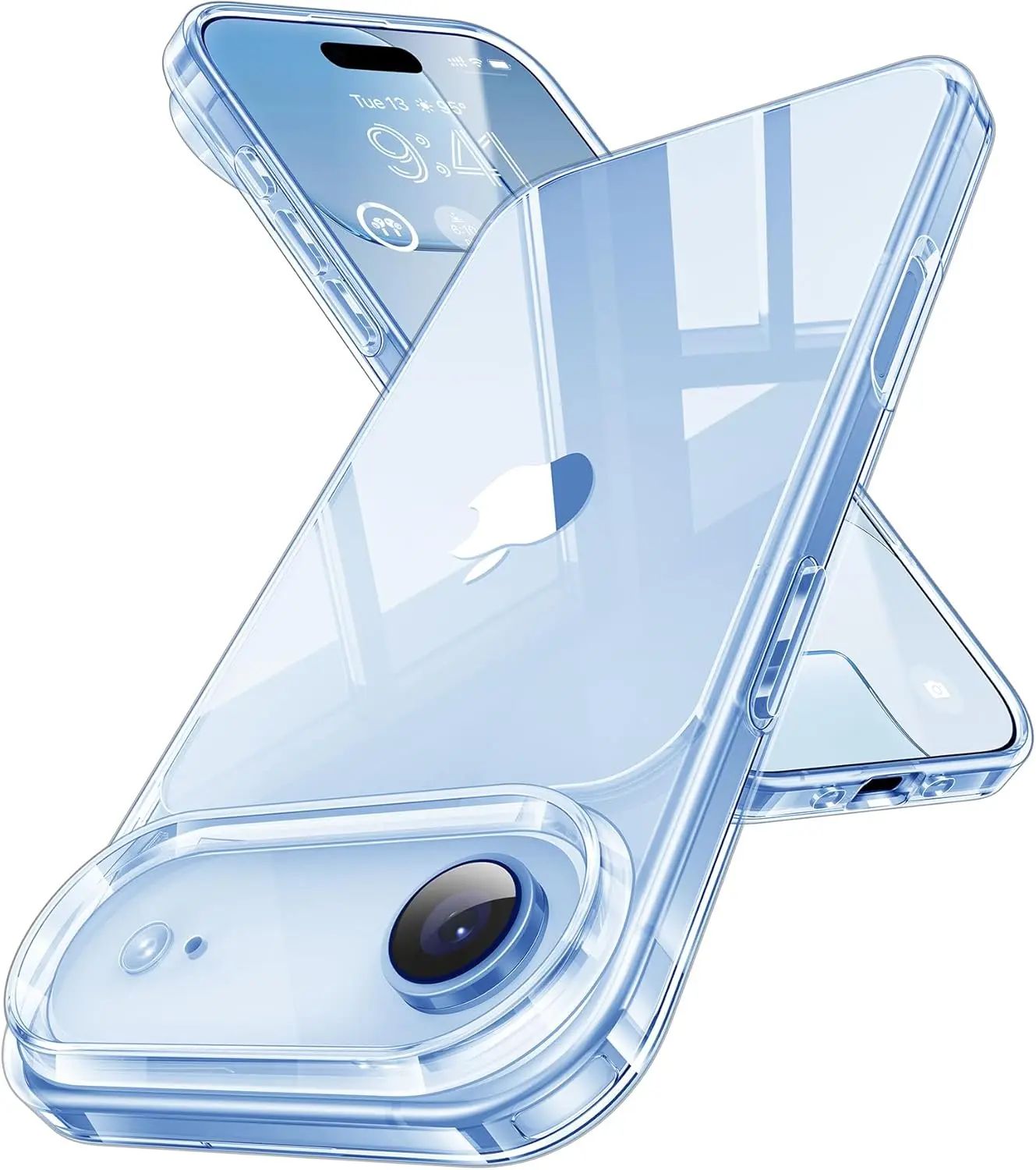 حافظة مضادة للصدمات لهاتف آيفون 17 حافظة هوائية هجينة من الأكريليك الشفاف لهاتف آيفون 17 برو ماكس غطاء خلفي من السيليكون الناعم Fundas Capa #1