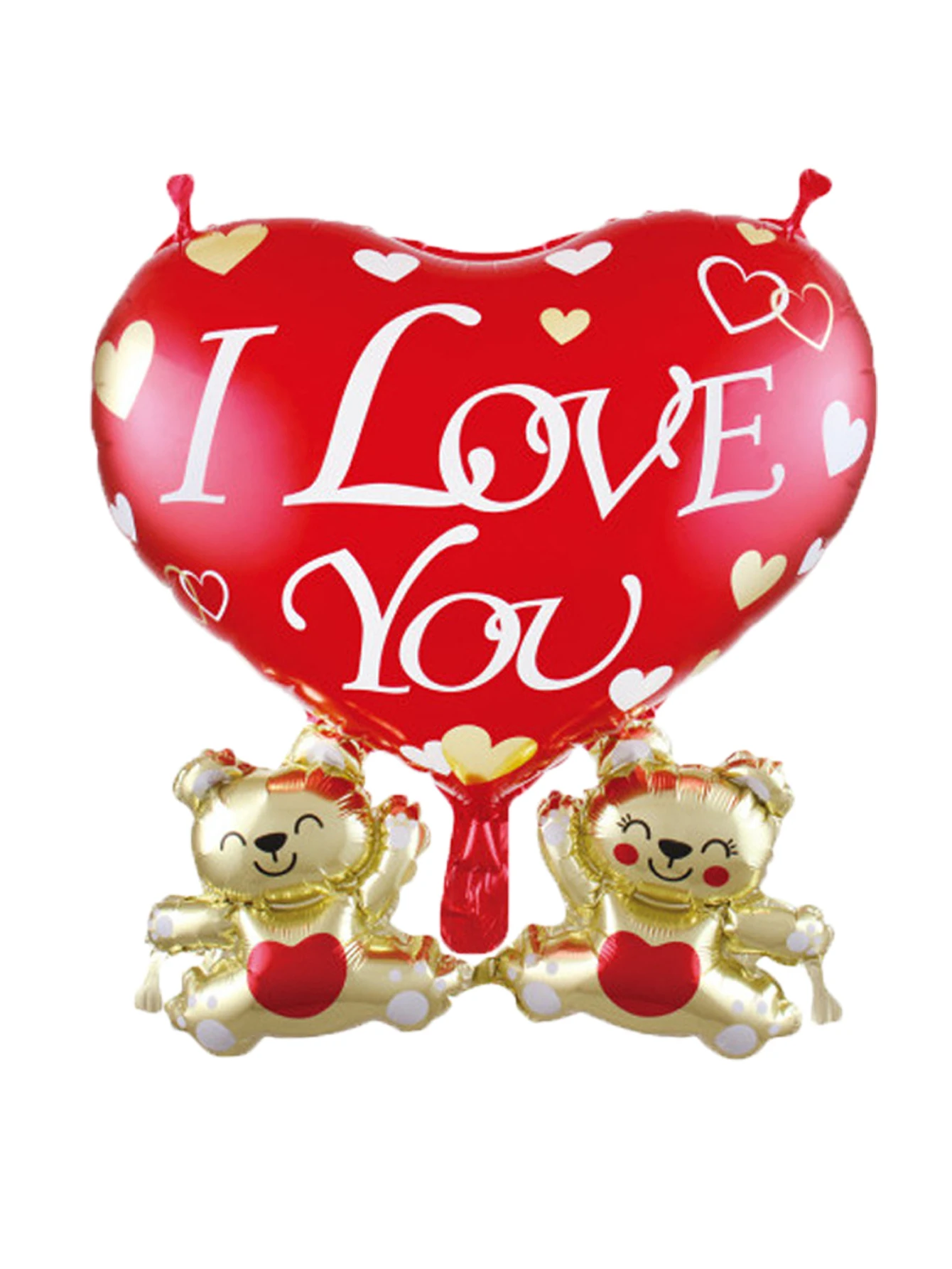 1pc Heart Bear Foil Balloons I Love You Helium Balloon Wedding Valentine's Day Decorations