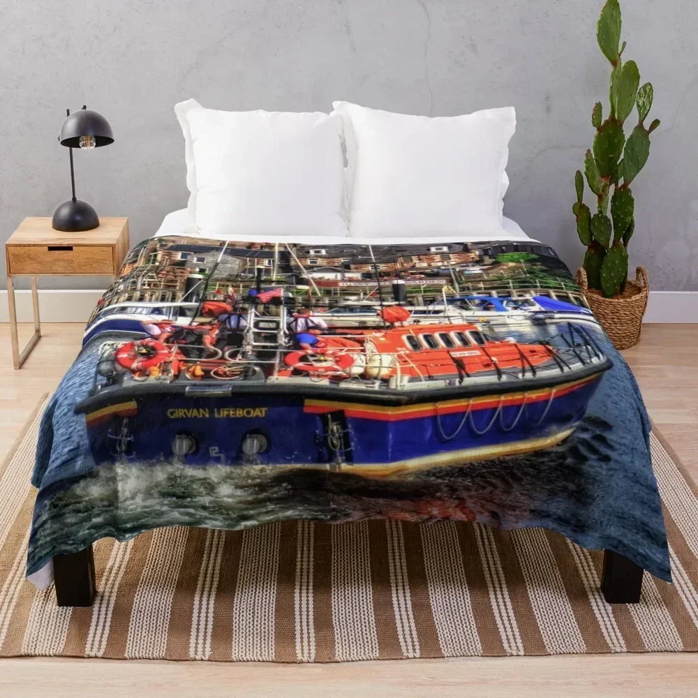 

Girvan Lifeboat Throw Blanket Lightweight Cozy Blanket for Bed Sofa