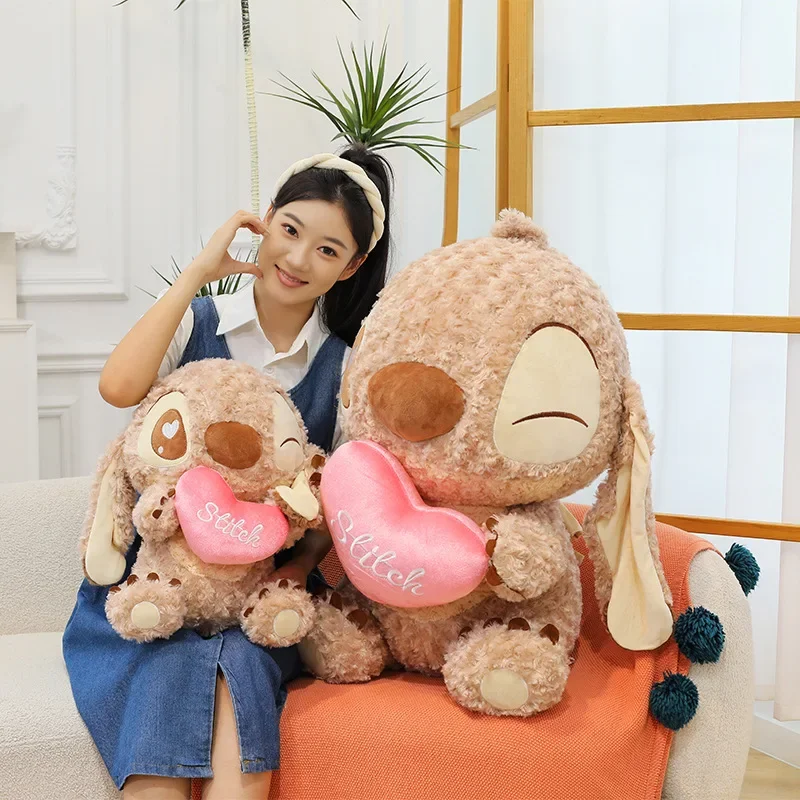 

Cartoon 30/80CM Disney Lilo and Stitch Plush Doll Toy Anime Stuffed Kawaii Chocolate Stich Soft Plushie Kids Birthday Xmas Gifts