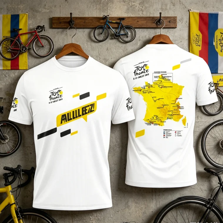 Tour De France 2026 Racing Biking 3D Print T-shirt Men Fashion O-Neck Short Sleeve T-shirt Tops Tees Family Kids Tees