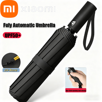 Xiaomi 24 Bone Folding Umbrella Fully Automatic Double Bone SPF 50 UV Protection Rain Resistance Strong Wind Resitance Umbrella