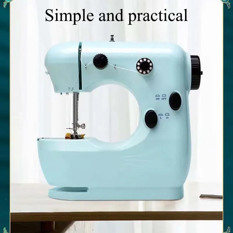 Portable Household Sewing Machine Multifunctional Desktop Electric Sewing Machine Engineering ABS Alloy Material Power Tools