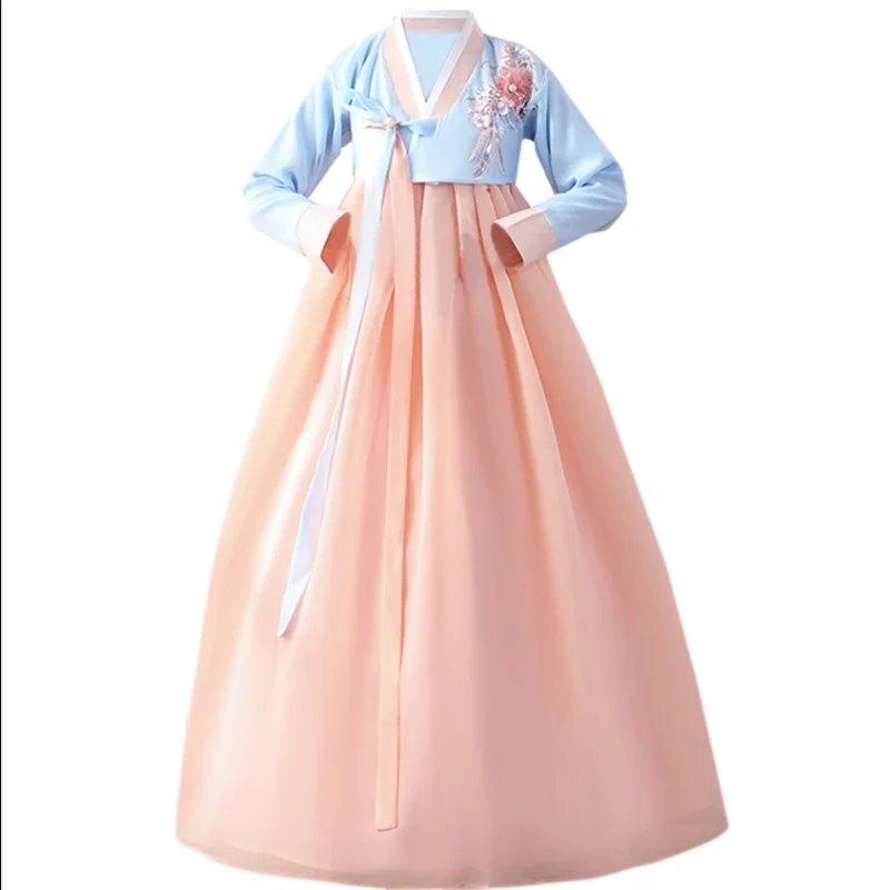 Korean Hanbok Dress for Women, Ancient Traditional Stage Dance Costume, Asian Clothes, Lady Palace, Korea Wedding Dance Cloth