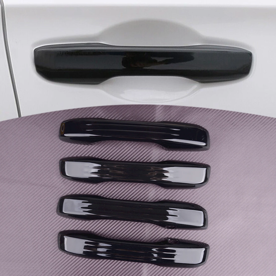 Glossy Black Exterior Door Handle Cover Trim ABS Fit for Honda Accord 2023