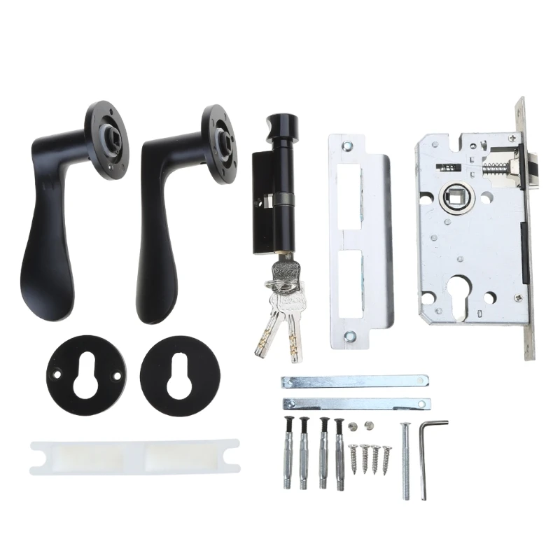 Interior Door Handles Solid Front Back Levers for