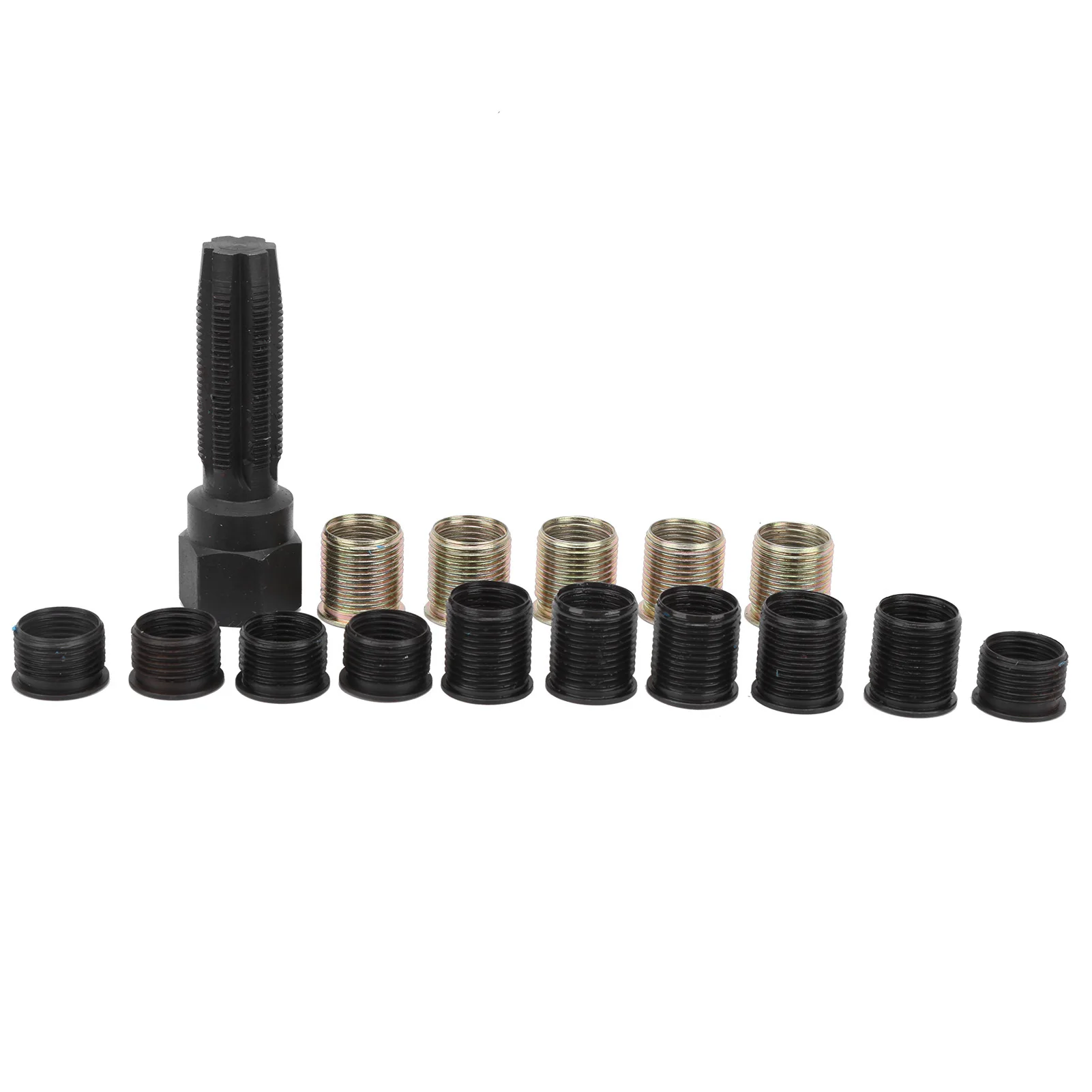 ZK30 M14x1.25 Spark Plug Thread Repair Tool Screw Tap Portable Carbon Steel Rethread Kit