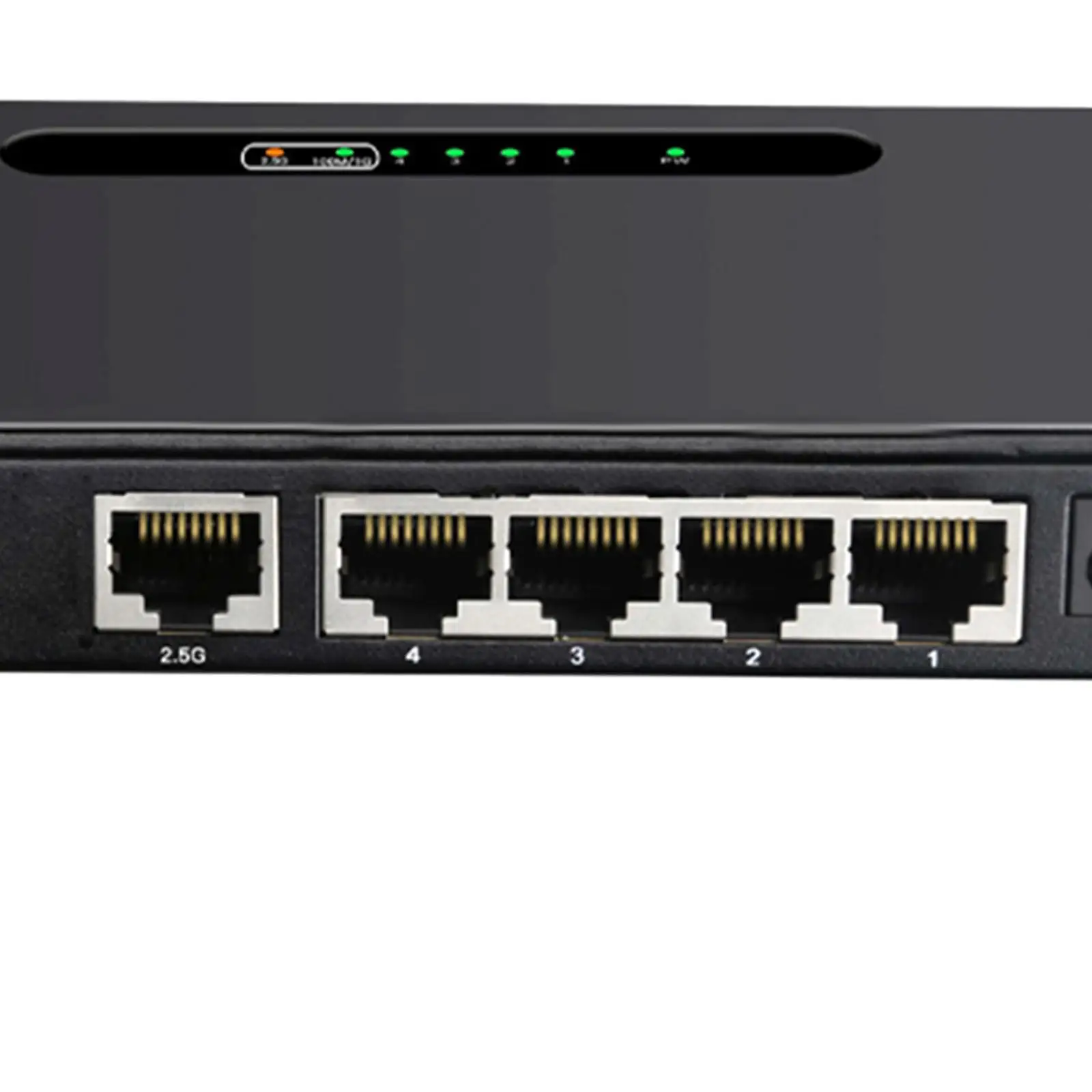 

5 Port 2.5G Gigabit Ethernet Plus Switch Office Ethernet Splitter 4x 1000Mbps 1x 2500Mbps High Speed for Desktop PC