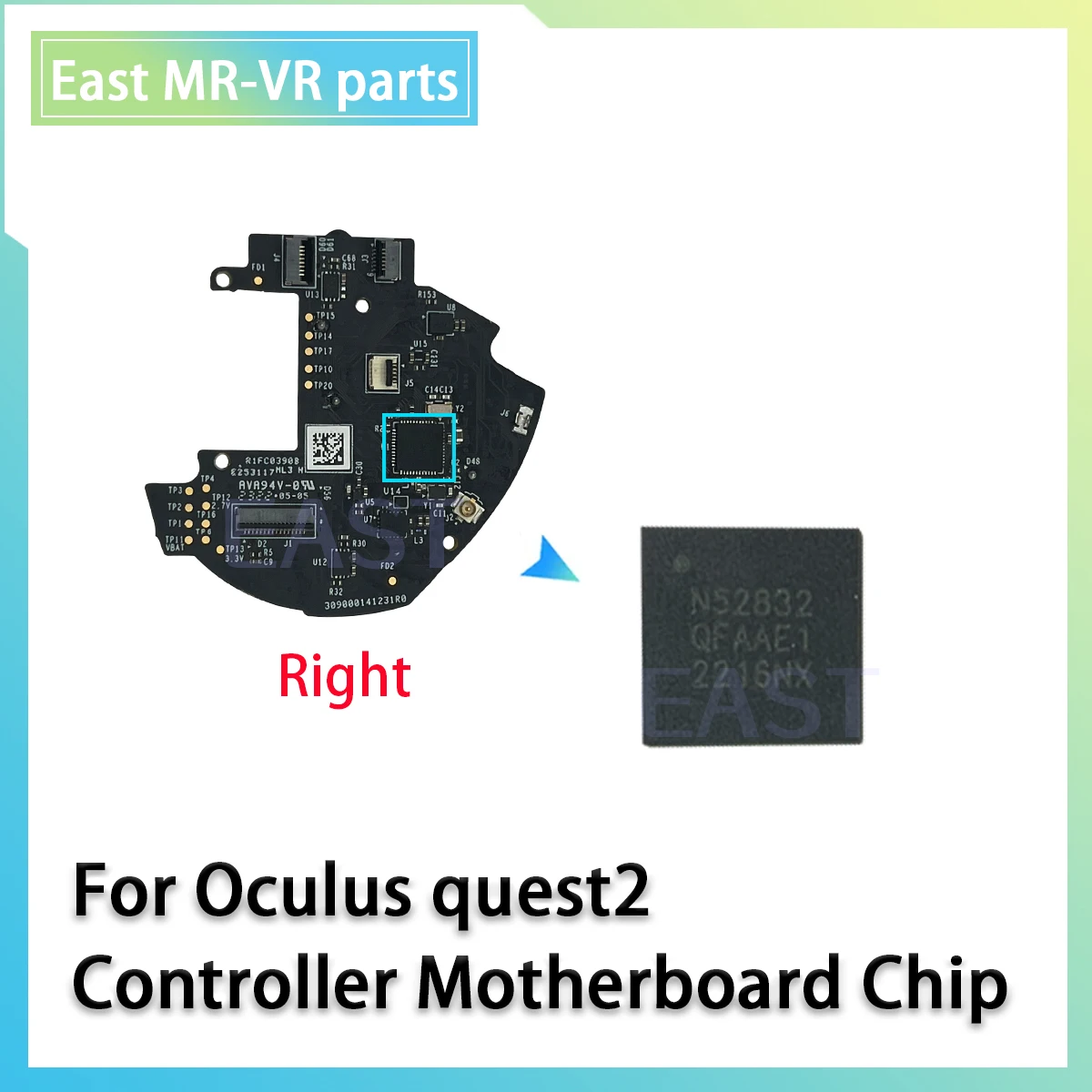 VR Chip On Controller Motherboard Right For Meta Oculus Quest 2 IC Right Handle Logic Board Repair Replacement Accessory