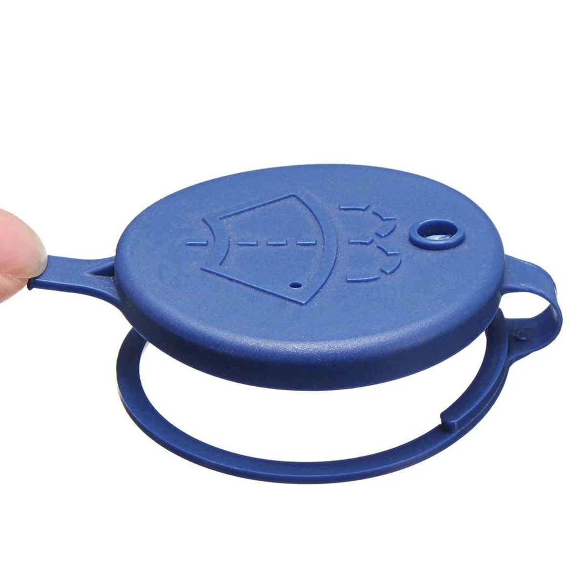 

2pcs Windshield Washer Reservoir Cap Plastic Durable Heat Resistant Leak Proof For Car Fluid Tank Auto Accessories Engine Parts