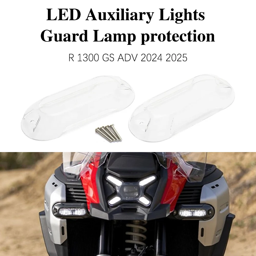 

LED Lamp Auxiliary Light Guard Cover Protector Fog Light Protection For BMW R1300GS Adventure R1300 GS R 1300 GS ADV 2024 2025