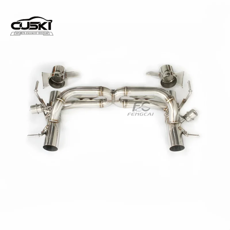 

Настраиваемая выхлопная система, выхлопная труба Valvetronic из нержавеющей стали Catback, подходит для выхлопных труб Ferrari 488 GTB