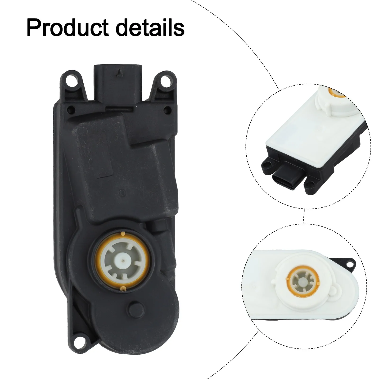 Grille Active Shutter Actuator Motor ABS Black, For BMW X3 G01 And X4 G02, Replacement Part OE 51747493167