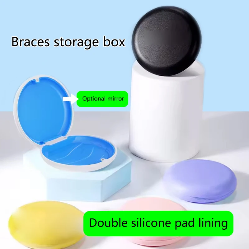 

Braces Orthodontic Case Dental Retainer Box Case Magnetic Aligner Mouth Guard Container For Teeth Travel False Denture Boxes