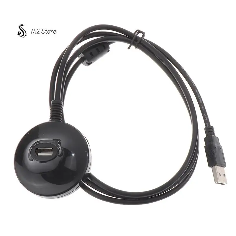 وصلة USB 2.0 ذكر إلى أنثى قاعدة مهايئ حامل الإرساء تمديد سلك كابل 1.5 متر لأجهزة الكمبيوتر المحمول لوحة مفاتيح الماوس USB موسع