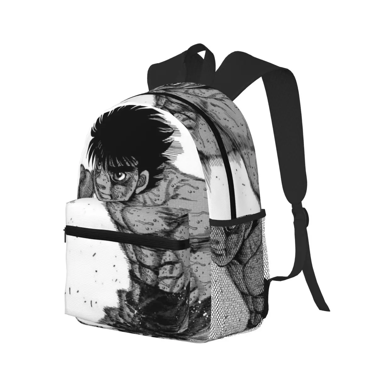 Hajime No Ippo Alfombrilla Anime Student Backpack School Bag Hiking Travel Daypack for Boys Girls Bookbag Shoulder Bags