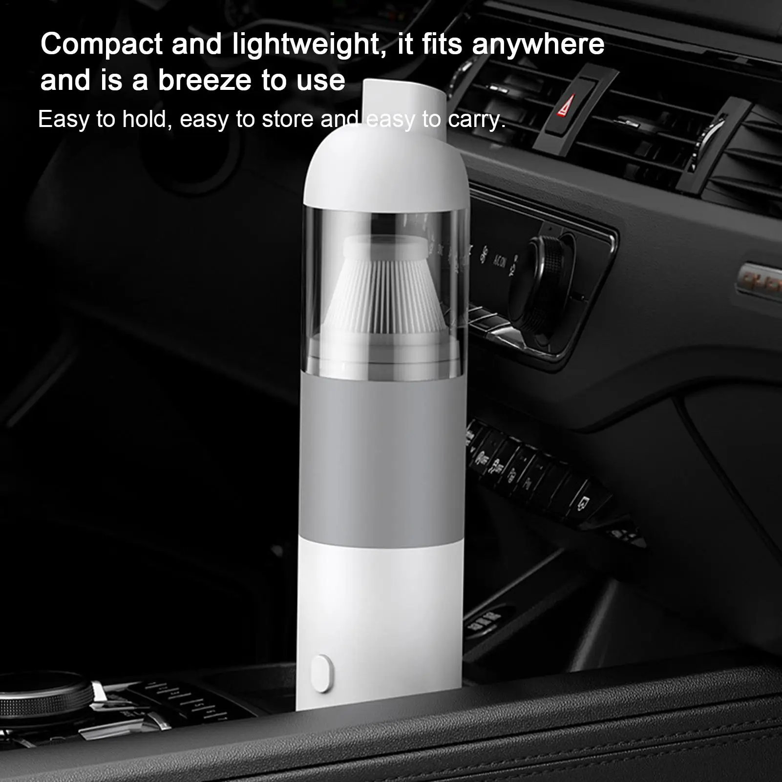 Handheld Vacuum Cordless Low Noise Cleaning Car Vacuum Cleaner High Power For Auto Air Vent Dashboard Home Office Desk Furniture