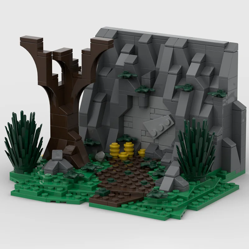 Stadt Street View Modell Moc Bausteine Eine Versteckte Kammer Modulare Modell Technologie Blöcke Weihnachten DIY Spielzeug Bau Geschenk