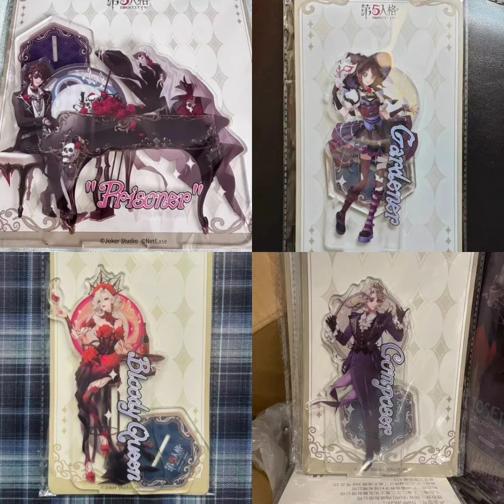 Game Identity V Concert Acrylic Plaque Keychain Role Playing Prisoner Composer Red Lady Joseph Stand Model Desktop Ornament Gift