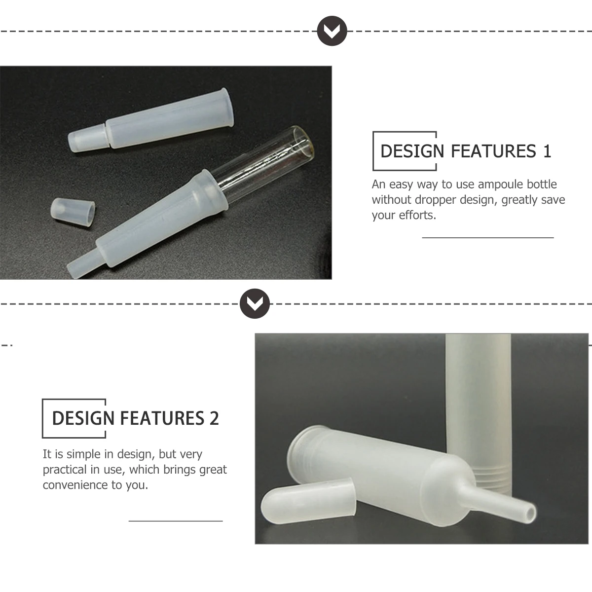 

25Pcs Ampoule Bottle Cover Dropper Simple Practical DIY Essential Oil Serum Accessories Ampoule Bottle Cover