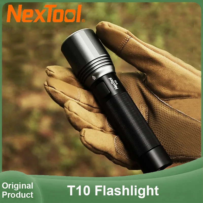 

NexTool T10 Перезаряжаемый светодиодный фонарик 2000 яркости, 7 режимов, 2600 мАч, уличный фонарик для кемпинга, портативный фонарик EDC
