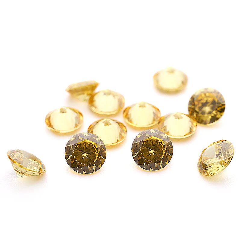 

Wholesale 5A Loose Zircon Stone Jewelry 6mm 6.5mm 7mm 7.5mm White Pink Yellow Blue Round Cubic Zirconia Gemstone for Earring