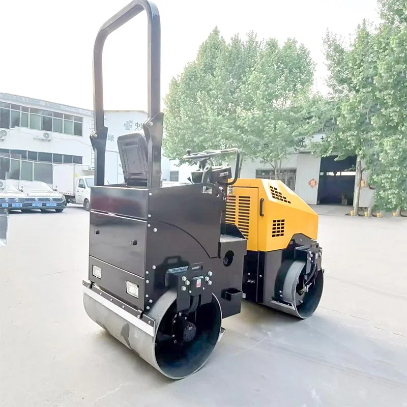 Superior Performance Mini  1 Ton 2 Tons 3 Tons Full Hydraulic Roller Double Drum Rollers Compact Road Roller Machine