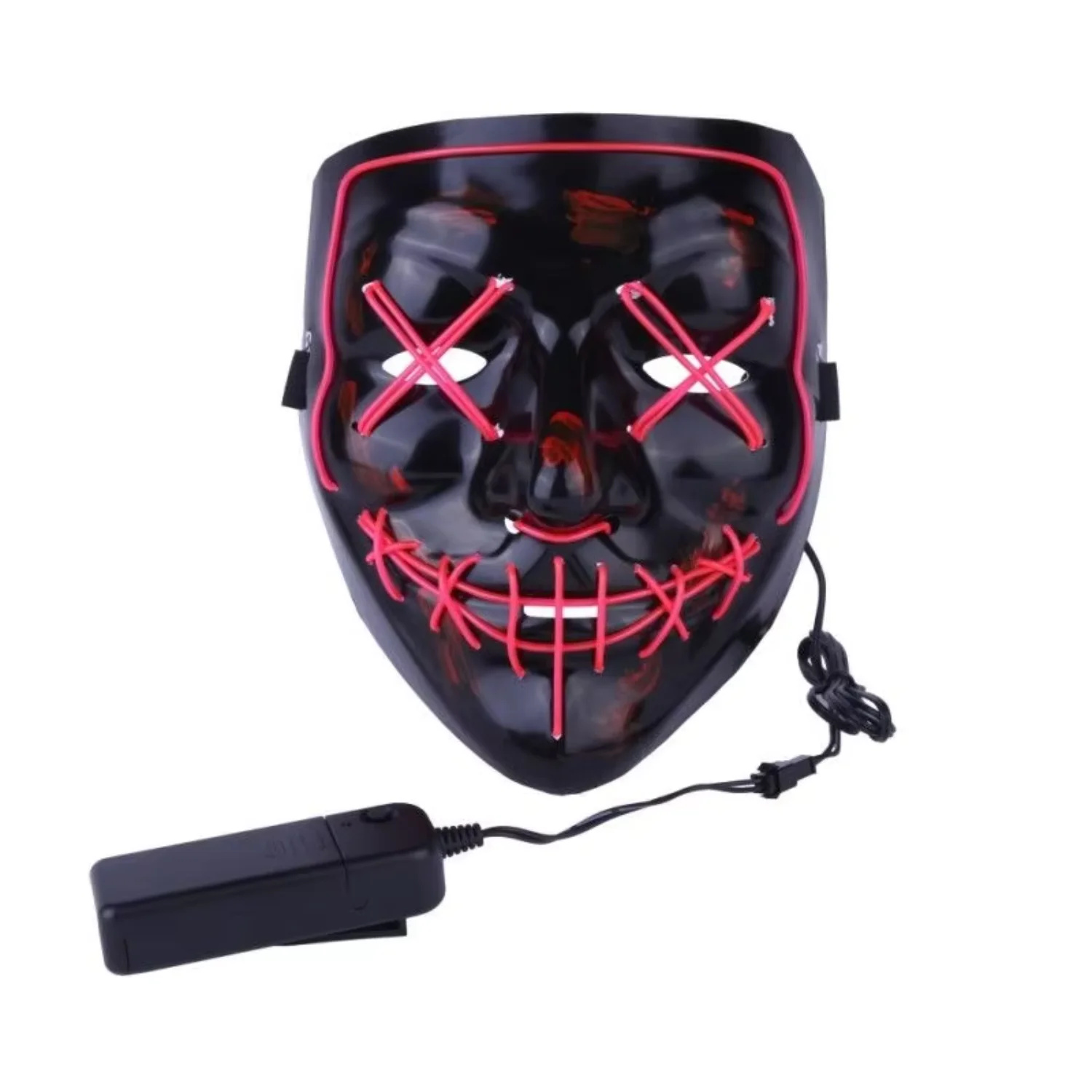 Christmas PVC halloween scary - огляд і ціна Led Purge Mask Halloween