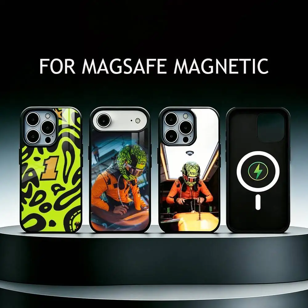 

Racing driver Lando Norris Phone Case For iPhone17,16,15,14,13,12,11 Plus,Pro Max Magnetic For Magsafe Wireless Charging