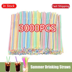 50-3000Pcs cannucce multicolori rietjes Milk Tea Bar Party Wedding Kitchen accessori per la casa bevanda paglia nera all'ingrosso