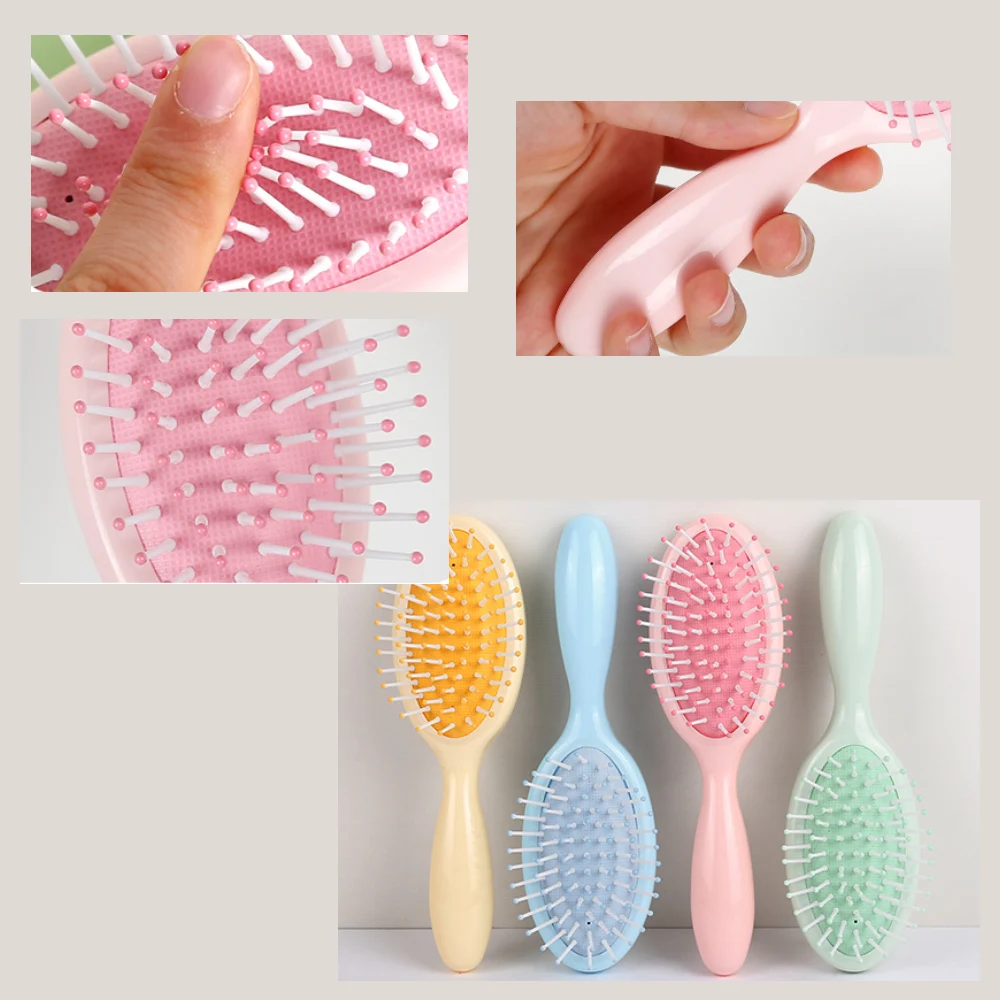 Multicolor Mini Cute Comb Soft Toothed Hair Comb Korean Edition Home Durable Massage Comb Special for Real Hair Wigs