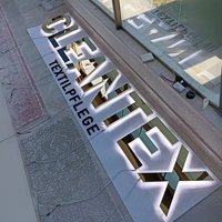 Outdoor Channel Letter Signs for Business Custom 3D Led Building Shop Letters Signs Design Outdoor Channel Letter Sign