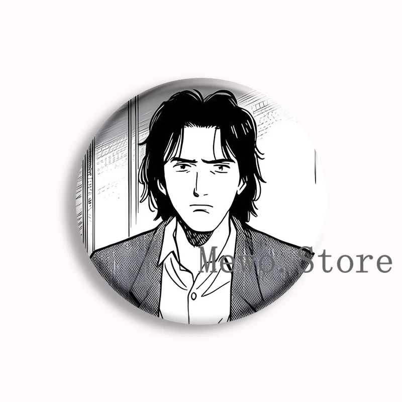 Monster Anime Soft Button Pin Johan Liebert Tenma Kenzo Manga Brooches Badge Bag Decor Accessories Fans Collect Friends Gifts - view 5