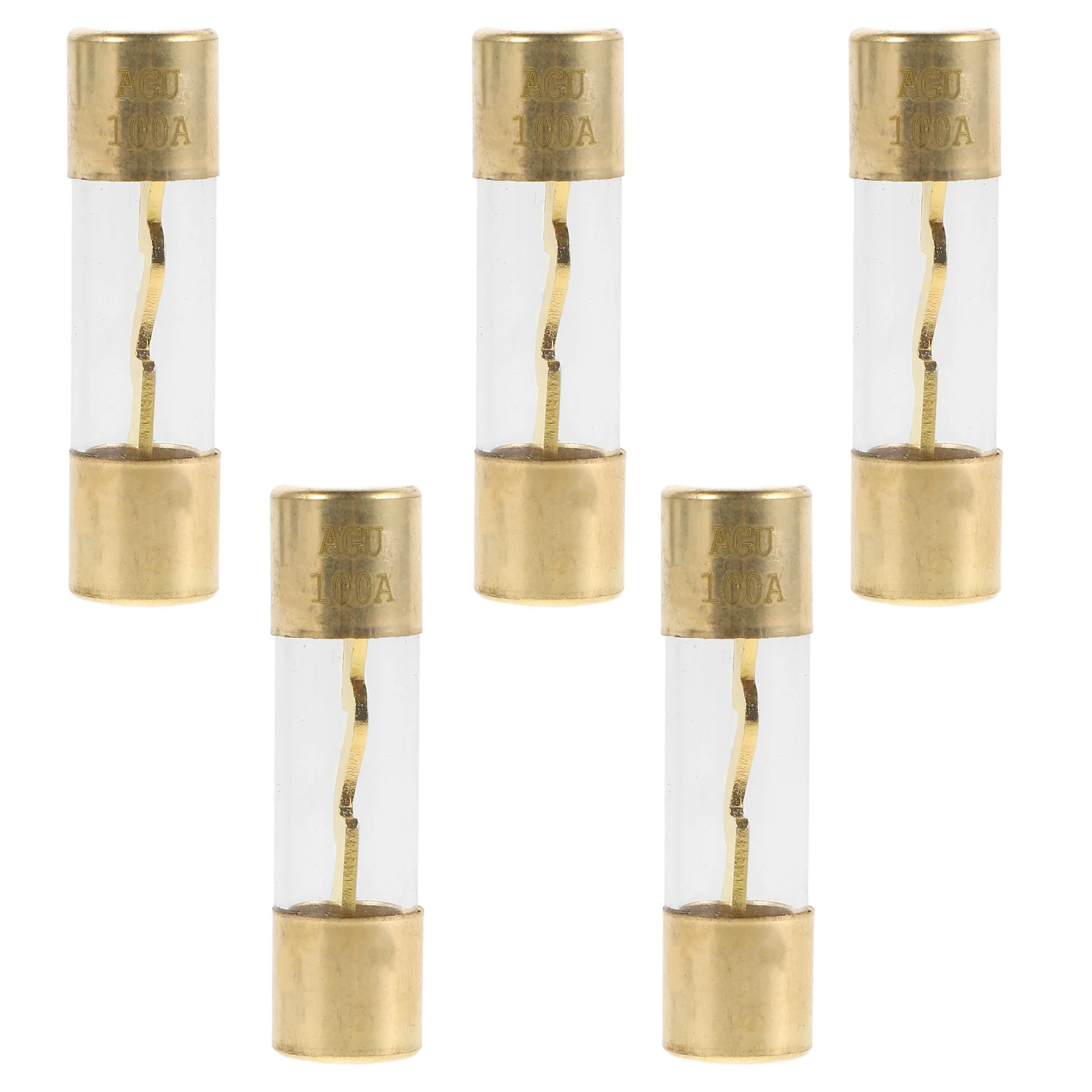 

5 Pcs Car Audio Power Automotive Fuse Block Agu Holder Safety Boats Automotives