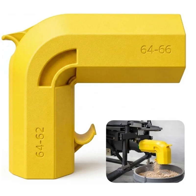 ABGR-Dual-Port Table Saw Dust Collection Adapter, 2.5 In 62-66 Mm Outlet Range, For DW745, DWE7485, And DWE7491