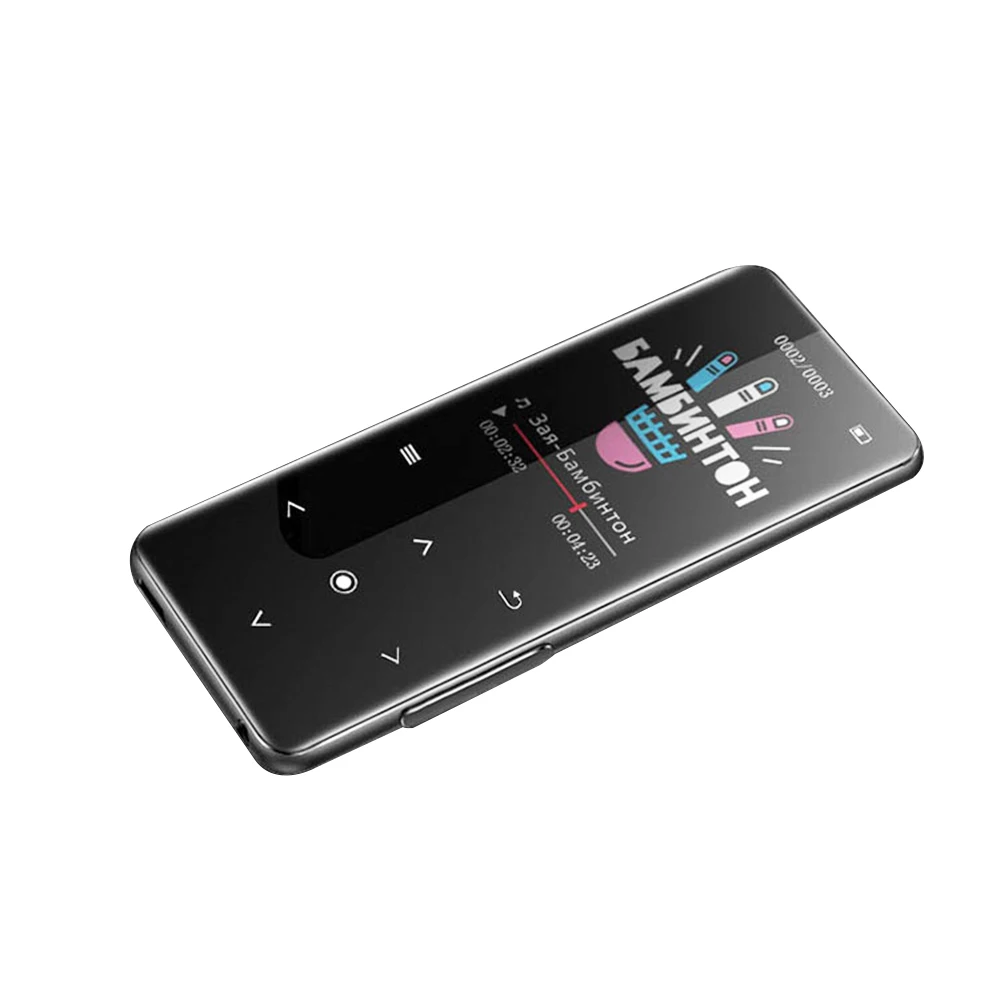 MP3 MP4-плеер Bluetooth 5,0 HiFi Музыкальный плеер без потерь Спортивные наушники Портативный аудио Walkman с FM/электронная книга/рекордер/Mp3-плееры